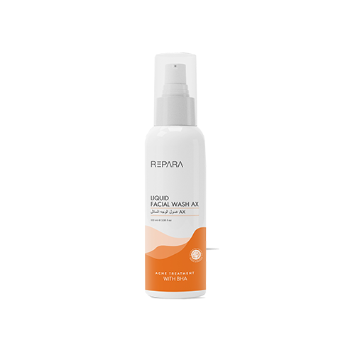REPARA Liquid Facial Wash AX, Acne Treatment with BHA